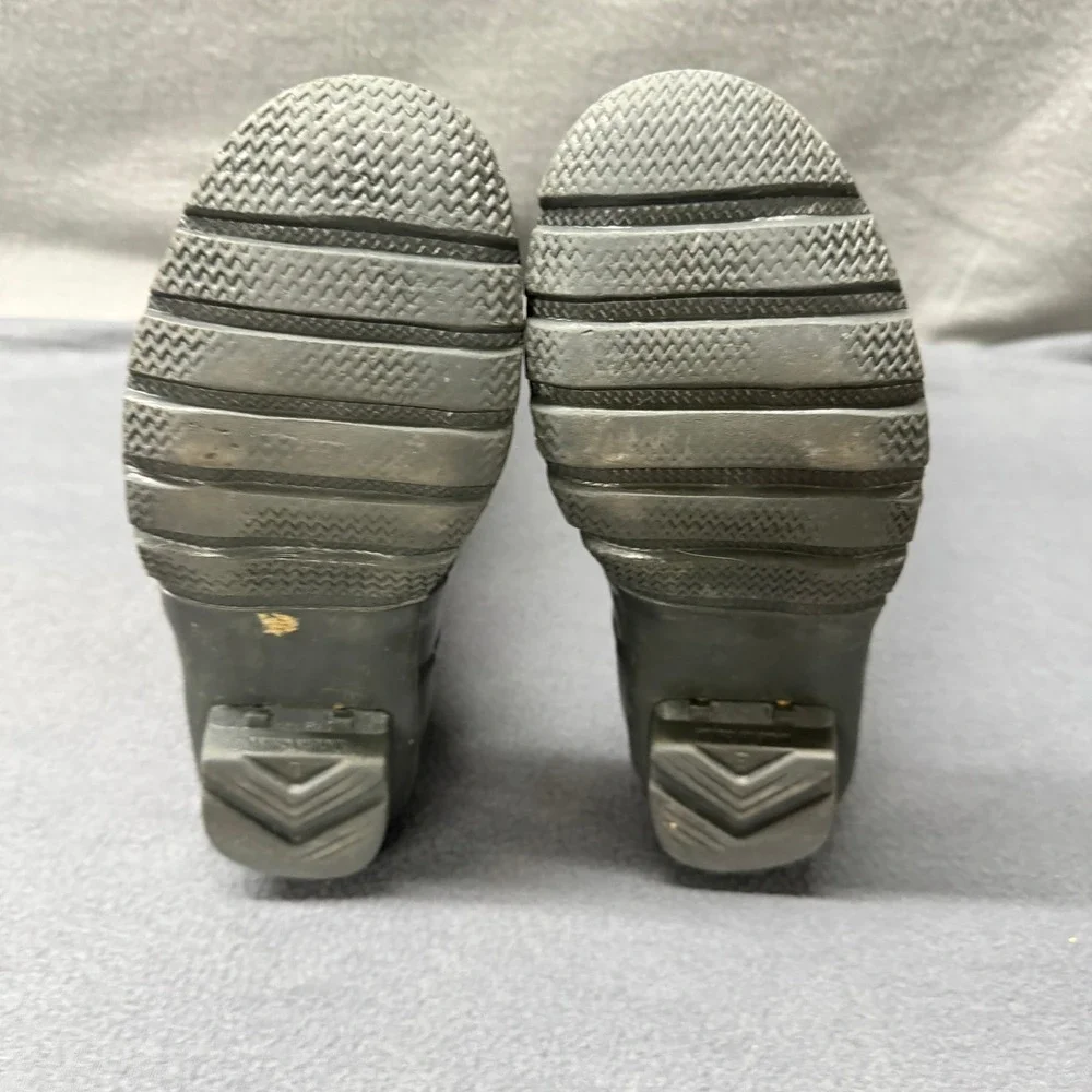 Hunter Rain Boots Womens 7 Original Gloss Gray Waterproof Pull On Outdoors